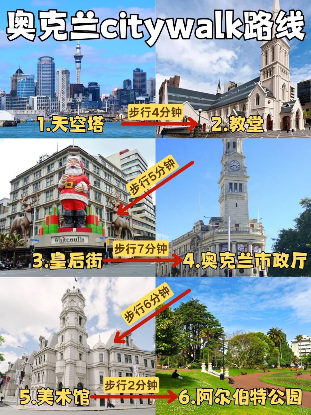 奥克兰市区完美打卡路线攻略