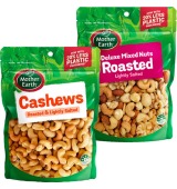 Mother Earth Cashews, Pistachios or Deluxe Mixed Nuts 320-400g