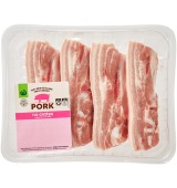 Woolworths Free Farmed Pork Belly Slices Bone In