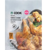 Woolworths Cook Butterflied Chicken 1.1kg Garlic Herb, Sundried Tomato 1.1kg