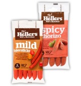 Hellers Biersticks 168g or Chorizo 4 Pack