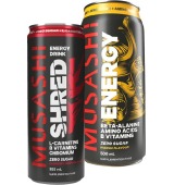 Musashi Energy or Shred Drink 355-500ml