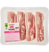 Woolworths Free Farmed Pork Belly Slices Bone In
