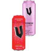 V Energy or Refresh Cans 500ml