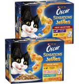 Oscar Sensations Cat Food Pouches 12 Pack