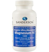 Sanderson Organic Ultra Absorption Magnesium FX 120s