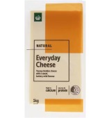 Woolworths Everyday Cheese* 1kg
