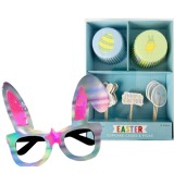 Easter Novelty Glasses or Easter Cupcake Set