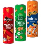 NEW Doritos, Grain Waves or Cheetos Minis 90-150g