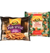 McCain Pub Style Signature Seasoned Fries or Wedges 500- 750g or Complex Vegetables Mix 1kg