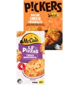 McCain Pickers 230-350g or Lil Pizzas 380-400g