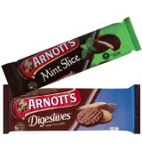 Arnott’s Digestive, Buttersnap, Scotch Finger, Caramel Crowns or Mint Slice 200-250g