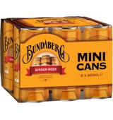 Bundaberg 200ml Mini Cans 6 Pack