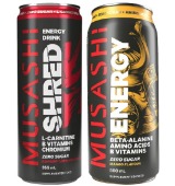 Musashi Energy or Shred Drink 355-500ml