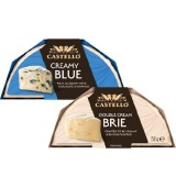 Castello Blue or Double Cream Brie Cheese 150g
