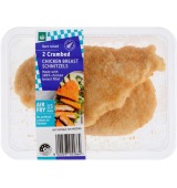 Woolworths Crumbed Chicken Breast Schnitzels* 2 Pack