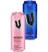 V Energy or Refresh Drink Cans 500ml