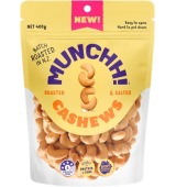 Munchh Roasted Cashews, Pistachios, Almonds or Mixed Nuts 350-420g