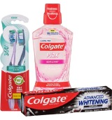 Colgate Advanced Whitening 180/200g, Sensitive* 110g, Plax Gentle 500ml or 360 2 Pack