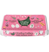 Otaika Valley Free Range Size 7 Eggs 18 Pack