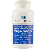 Sanderson Organic Ultra Absorption Magnesium FX 120s