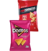 Doritos Corn Chips or Popcorners 130-170g