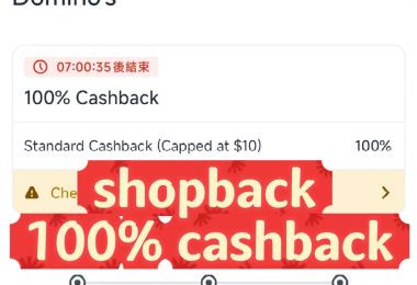 Shopback 多米诺披萨今天100% (...