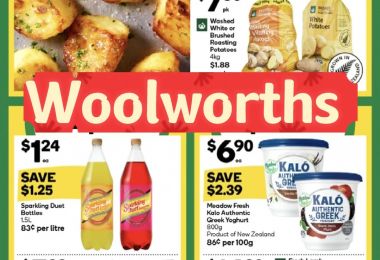Woolworths 绿超折扣 ends 9...
